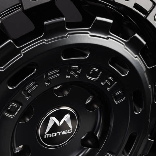 Motec R-Cross (MOF1) Matt Schwarz Ring Matt Schwarz Alufelge 8x17 Zoll ET38 LK 5x120 ML65.1 – Bild 2