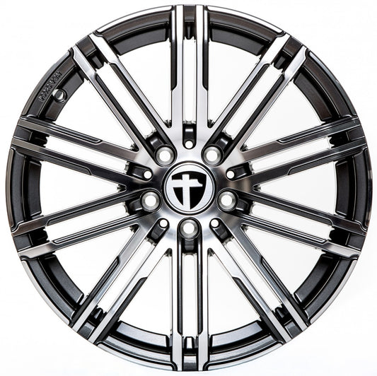 Tomason TN18 gunmetal polished Alufelge 9x20 Zoll ET40 LK 5x120 ML65.1 – Bild 2