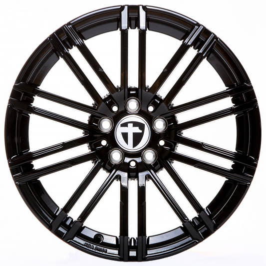 Tomason TN18 black painted Alufelge 10x20 Zoll ET20 LK 5x112 ML66.5 – Bild 2