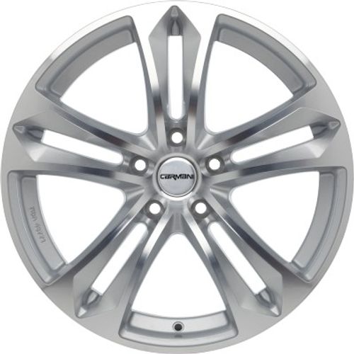 Carmani 5 Arrow kristallsilber Alufelge 7.5x17 Zoll ET38 LK 5x100 ML63.4 – Bild 2