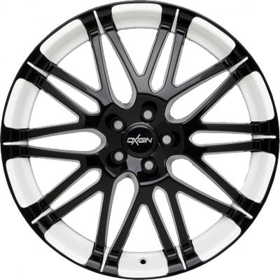 Oxigin 14 Oxrock black foil white Alufelge 7.5x17 Zoll ET35 LK 5x112 ML72.6 – Bild 2