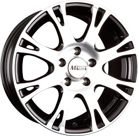 Magma Centero lavaschwarz-poliert Alufelge 7.5x17 Zoll ET47 LK 5x108 ML70.1 – Bild 2