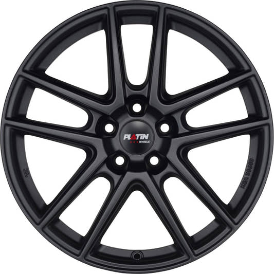 Platin P73 racing-schwarz Alufelge – Bild 2