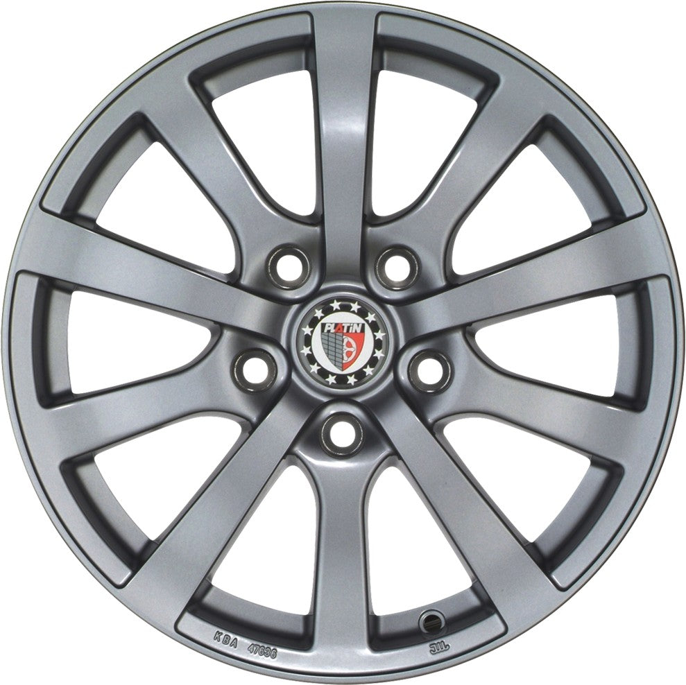Platin P58 grey Alufelge – Bild 2