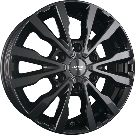 Platin P 86 Black Glossy Alufelge 8.5x17 Zoll ET55 LK 6x139.7 ML93.1 – Bild 2