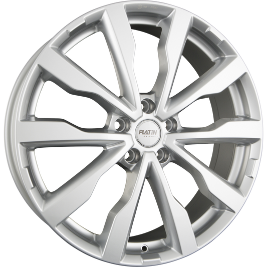 Platin P 86 Silver Alufelge 6.5x17 Zoll ET50 LK 6x120 ML74.5 – Bild 2