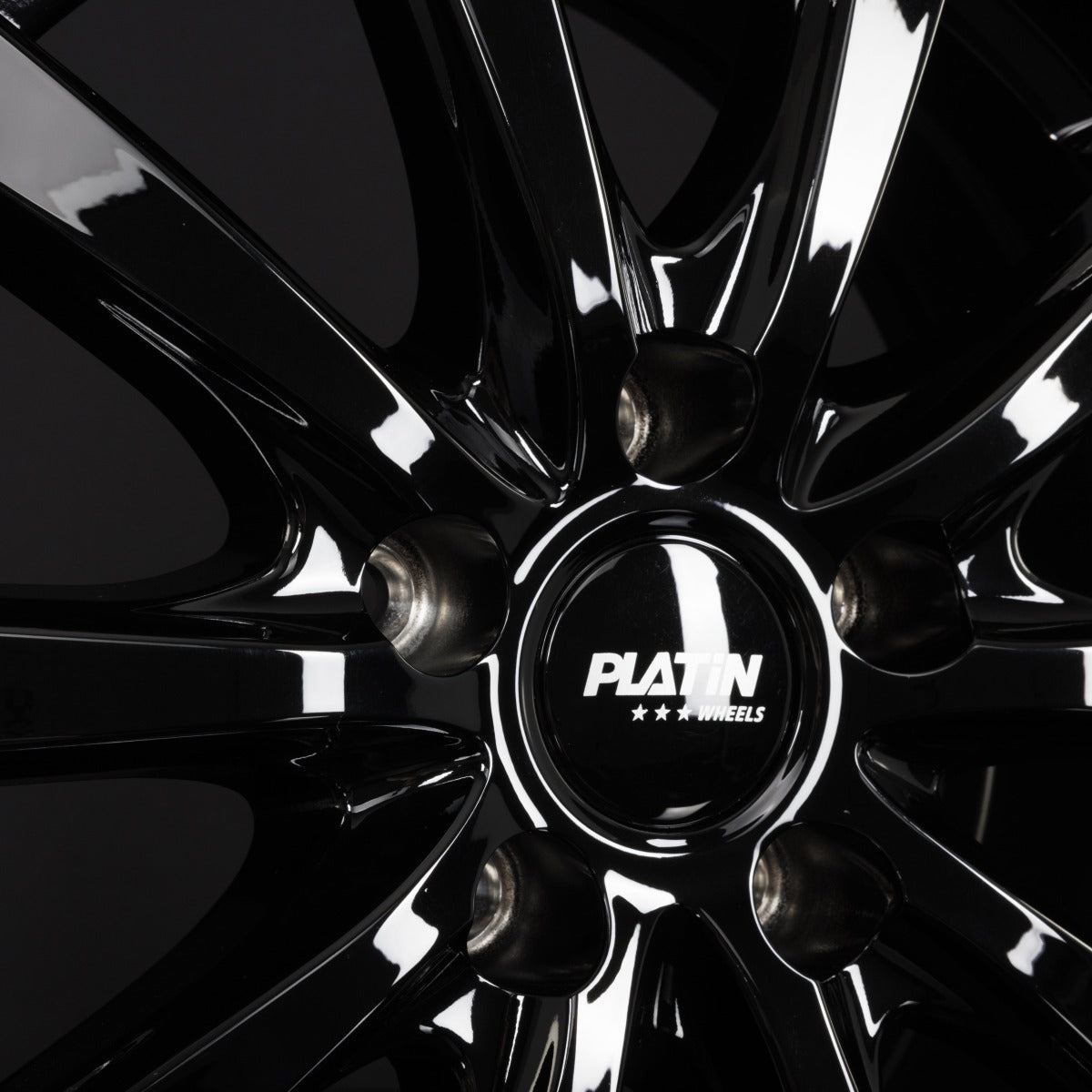 Platin P 69 Black Shiny Alufelge 6.5x16 Zoll ET37.6 LK 4x108 ML65.1 – Bild 5