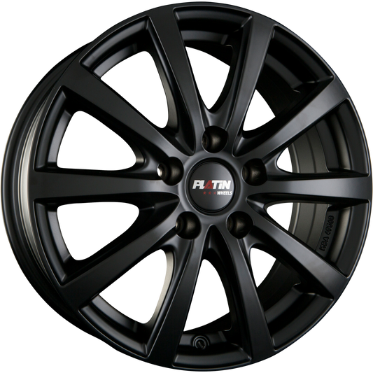 Platin P 69 Schwarz Matt Alufelge 8x18 Zoll ET30.1 LK 5x112 ML66.6 – Bild 2