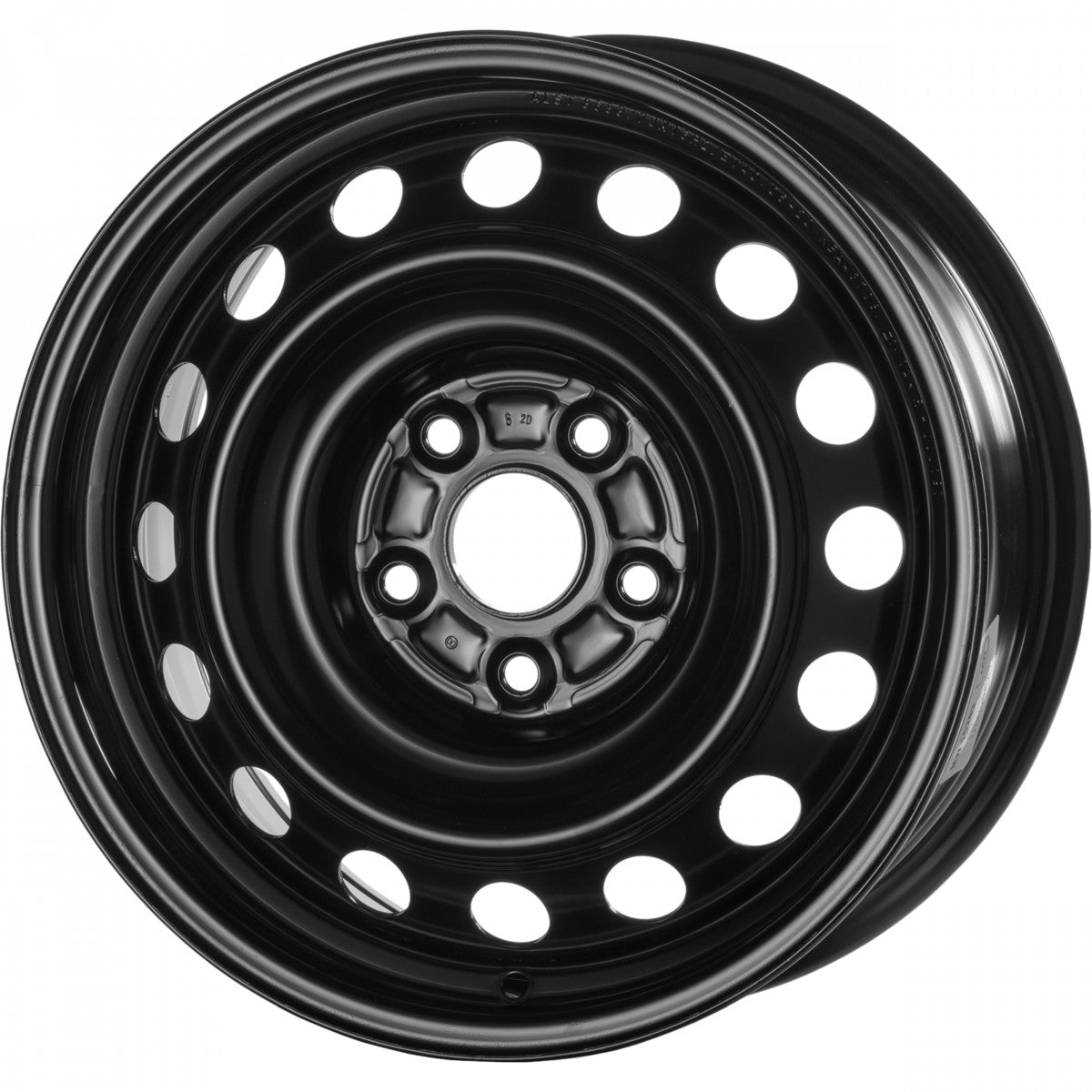 MWD 16283 Stahlfelge 7x16 Zoll ET40 LK 5x114.3 ML60