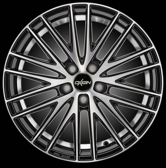 Oxigin 19 Oxspoke black full polish Alufelge 7.5x17 Zoll ET35 LK 5x100 ML63.4 – Bild 2