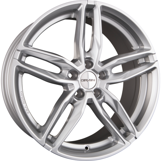 Carmani CA13 Twinmax Bright Silver (BS) Alufelge 9x20 Zoll ET45 LK 5x114.3 ML72.6 – Bild 2