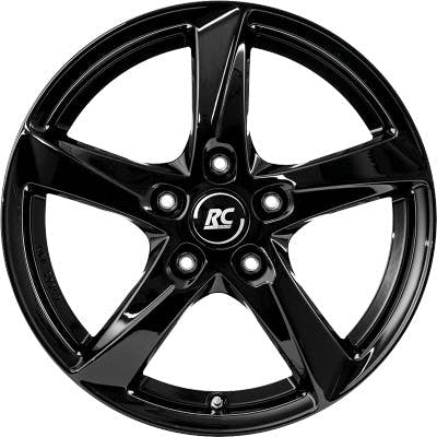 RC-Design RC30T schwarz lackiert Alufelge 7x17 Zoll ET46 LK 5x108 ML65.1 – Bild 2