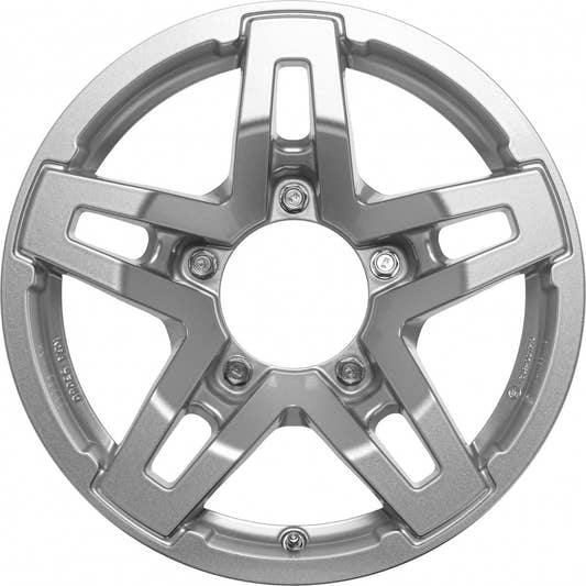 RC-Design RC33X kristallsilber lackiert Alufelge 5.5x15 Zoll ET5 LK 5x139.7 ML108.3 – Bild 2