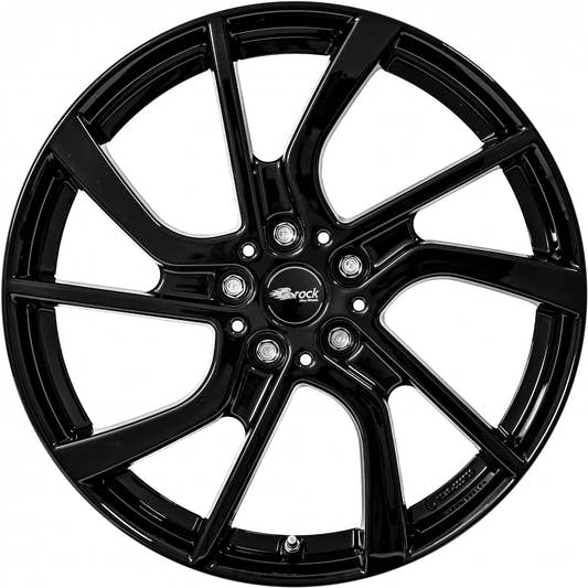 Brock EB1 schwarz lackiert Alufelge 5x19 Zoll ET43 LK 5x112 ML66.7 – Bild 2