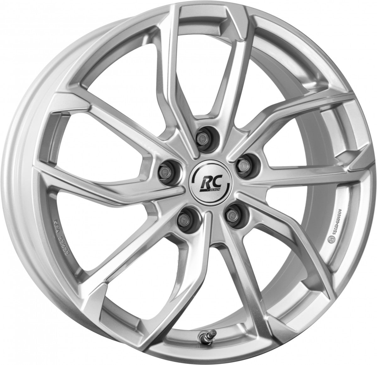 RC-Design RC34 kristallsilber Alufelge 7x17 Zoll ET35 LK 4x98 ML58.1 – Bild 6