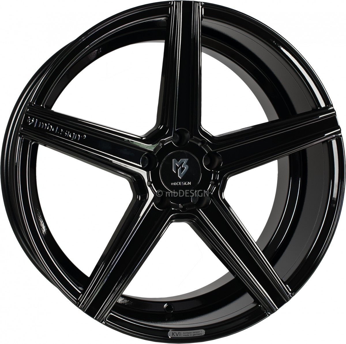 Mbdesign KV1 schwarz glänzend Alufelge