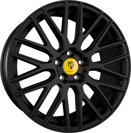 Mbdesign KV4 Schwarz Stumpfmatt Gepulvert Alufelge 8.5x19 Zoll ET35 LK 5x112 ML75 – Bild 2
