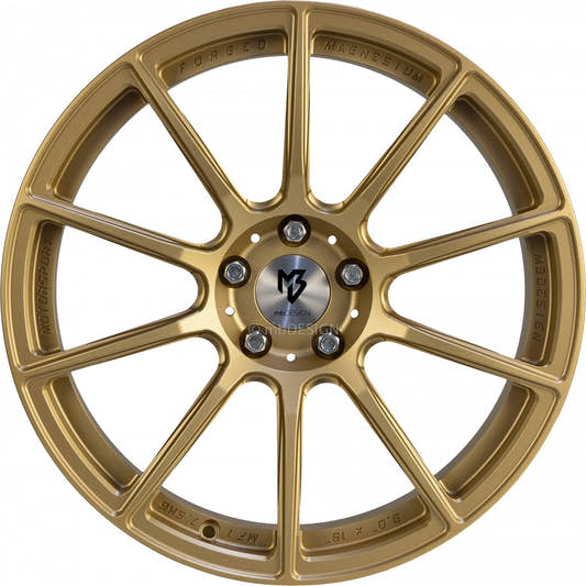 Mbdesign MF1 gold matt Alufelge 8.5x19 Zoll ET40 LK 5x114.3 ML75 – Bild 2