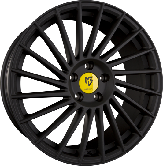 Mbdesign VR3 Schwarz Stumpfmatt Alufelge 7.5x18 Zoll ET38 LK 4x108 ML67.1 – Bild 2