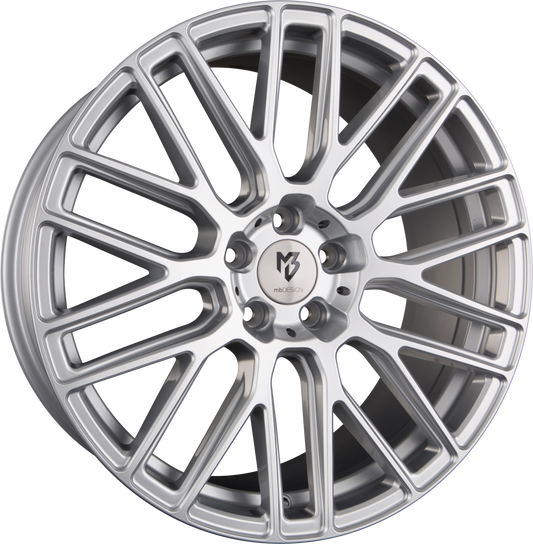 Mbdesign KV4 Silber Glänzend Alufelge 9x20 Zoll ET48 LK 5x112 ML66.6 – Bild 2