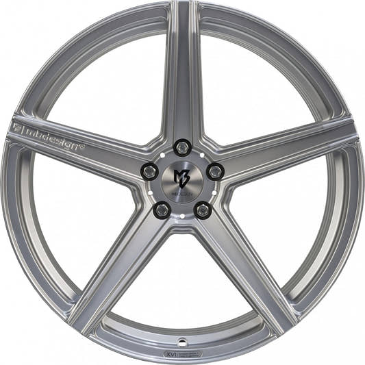 Mbdesign KV1 S silber glänzend Alufelge 10.5x21 Zoll ET45 LK 5x112 ML75 – Bild 2