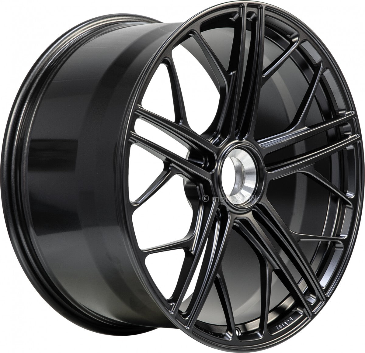 Mbdesign SF1 ZV schwarz seidenmatt Alufelge 8.5x20 Zoll ET53 LK 1x1 ML84.1 – Bild 3