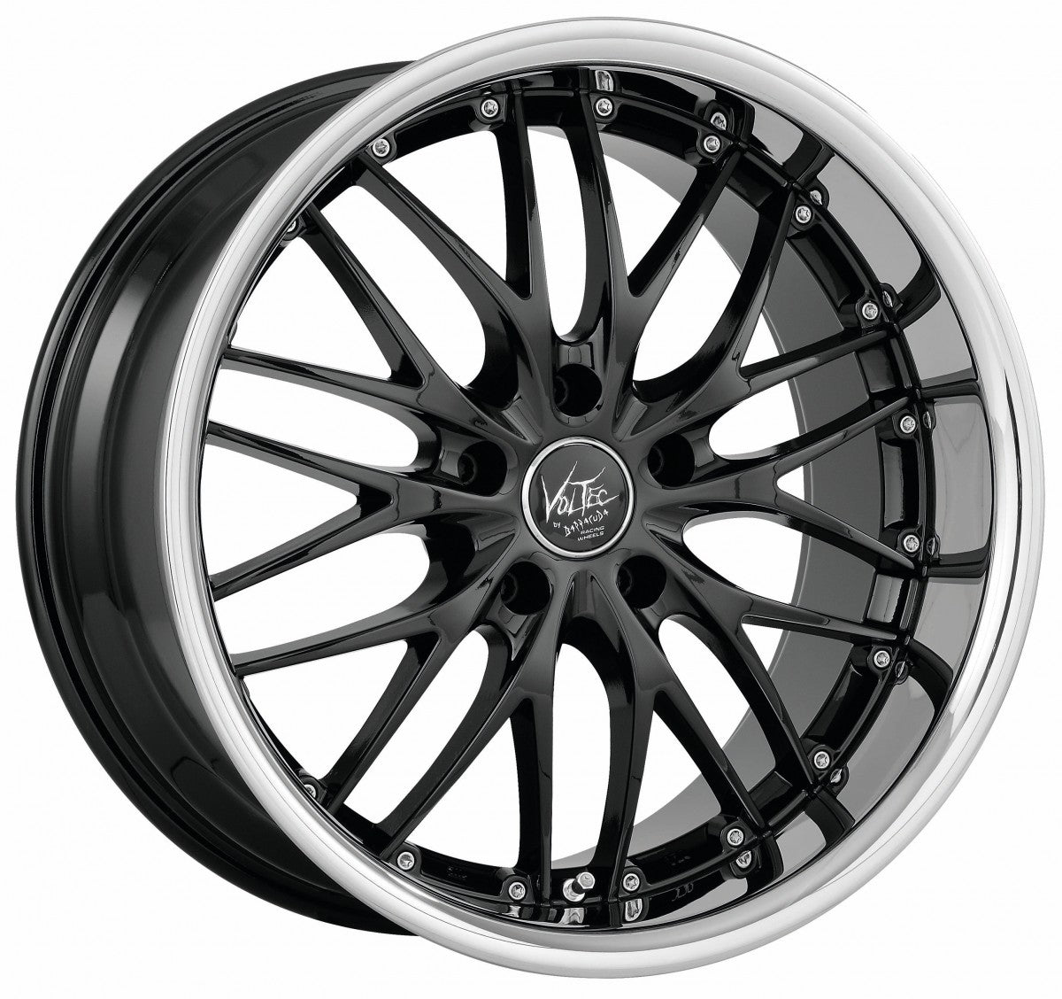 Barracuda Voltec T6 SUV higloss black inox lip 9x20 ET45 - LK5/120 ML65.1