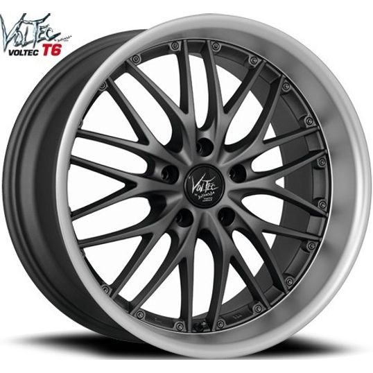 Barracuda Voltec T6 gunmetal polished Alufelge 8x19 Zoll ET38 LK 5x120 ML72.6