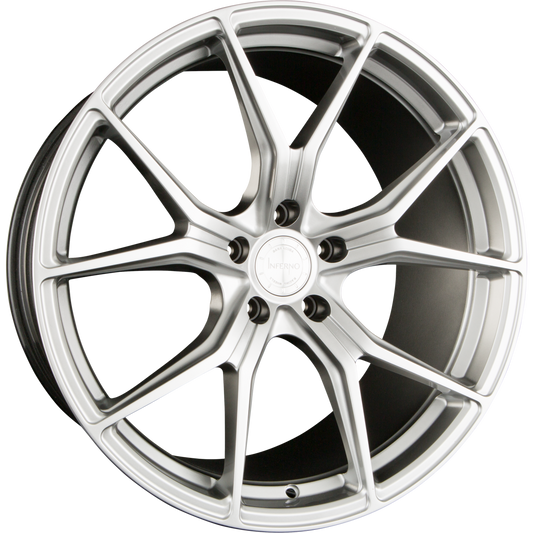 Barracuda Inferno Silver Alufelge 10x20 Zoll ET40 LK 5x114.3 ML73.1 – Bild 2