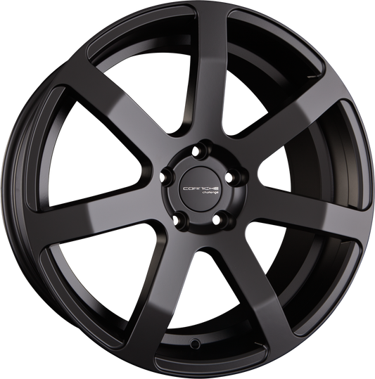 Corspeed Challenge Matt Black Pure Sports Alufelge 9x21 Zoll ET25 LK 5x114.3 ML73.1 – Bild 2