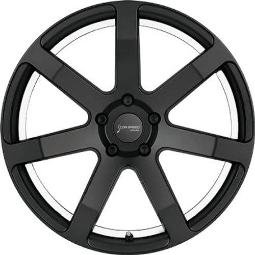 Corspeed Challenge mattblack PureSports / Undercut Color Trim weiss - DS5 Alufelge 10x20 Zoll ET40 LK 5x114.3 ML73.1 – Bild 2