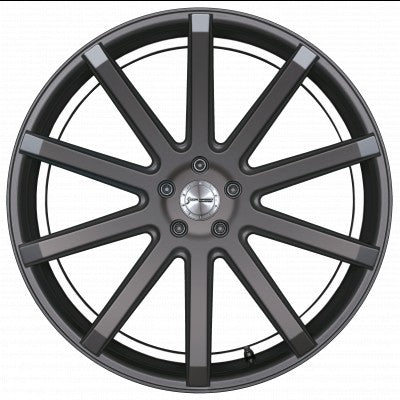 Corspeed Deville gunmetal / Undercut Color Trim weiss - DS10 10.5x22 ET30 - LK5/112 ML73.1 – Bild 2