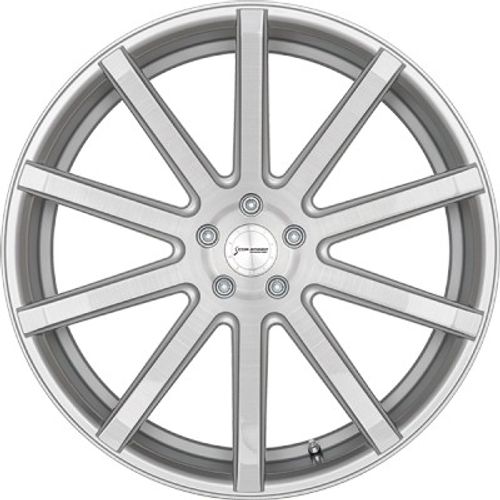 Corspeed Deville silver-brushed-surface - DS5 Alufelge 8.5x19 Zoll ET40 LK 5x112 ML73.1 – Bild 2