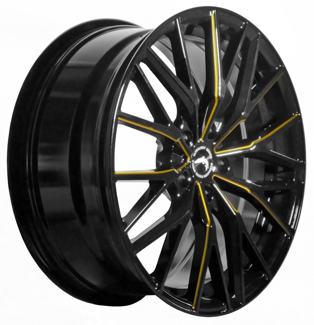 Barracuda Project 3.0 black gloss flashgold - DS25 10x20 ET18 - LK5/112 ML73.1