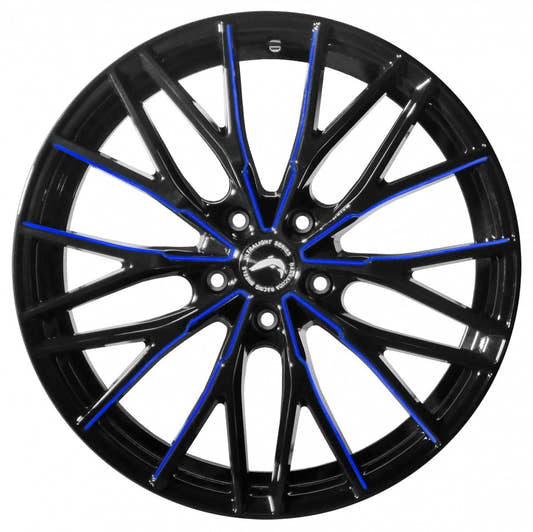 Barracuda Project 3.0 black gloss flashblue - DS25 10x20 ET18 - LK5/112 ML73.1