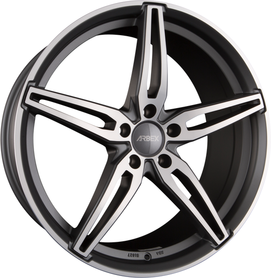 Arbex 4 Titan Polish Alufelge 7.5x18 Zoll ET40 LK 5x114.3 ML72.6 – Bild 2