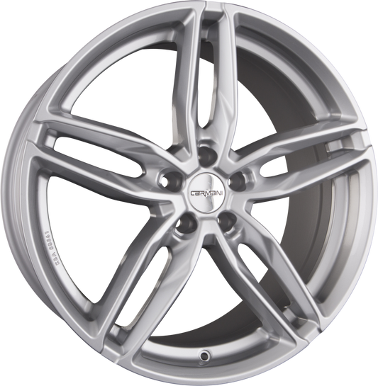 Carmani CA13 Twinmax White Silver (WS) Alufelge 9x20 Zoll ET35 LK 5x114.3 ML72.6 – Bild 2