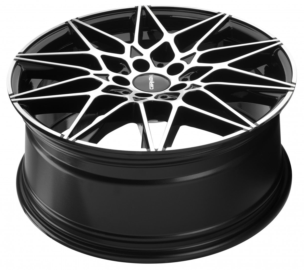 Carmani 18 Knut black polish Alufelge 8x18 Zoll ET30 LK 5x112 ML66.7