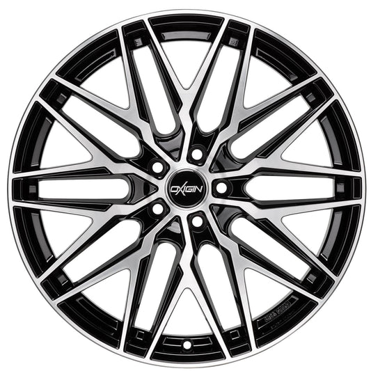 Oxigin 25 Oxcross black full polish Alufelge 7.5x17 Zoll ET45 LK 5x114.3 ML72.6 – Bild 2