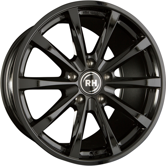 RH Alurad GT Schwarz Glanz Lackiert Alufelge 11x20 Zoll ET66 LK 5x130 ML71.5 – Bild 2