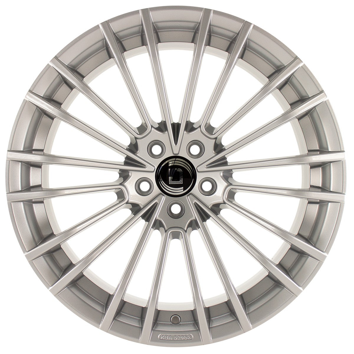 Diewe Presto argento silber Alufelge 9.5x22 Zoll ET40 LK 5x108 ML63.4 – Bild 2