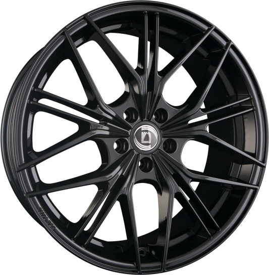 Diewe Brenta NERO S - Schwarz Glanz Alufelge 9.5x22 Zoll ET42 LK 5x112 ML57.1 – Bild 2