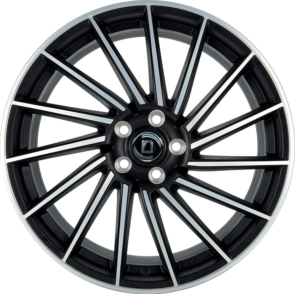 Diewe Briosa neros machined Alufelge 8.5x20 Zoll ET45 LK 5x112 ML66.6 – Bild 2