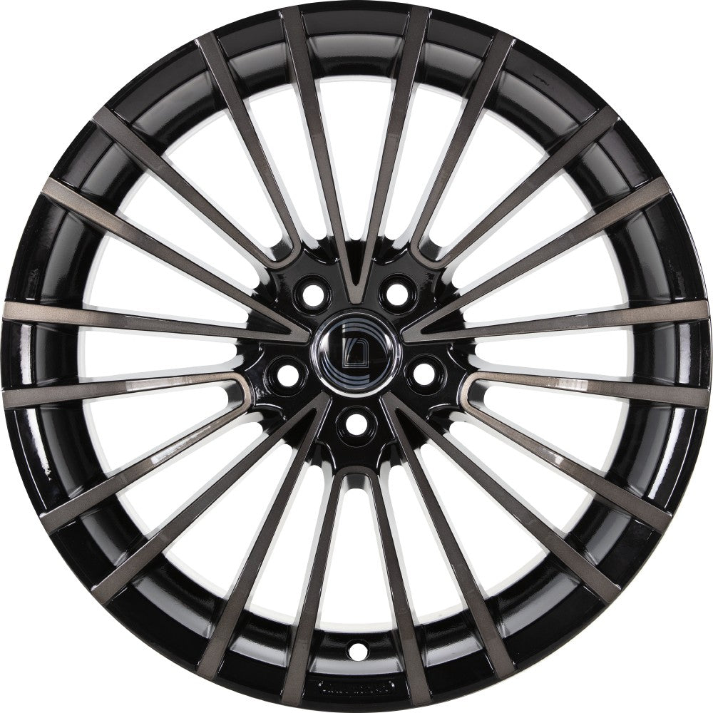 Diewe Presto nero dark machined 9x19 ET40 - LK5/112 ML66.5 – Bild 2