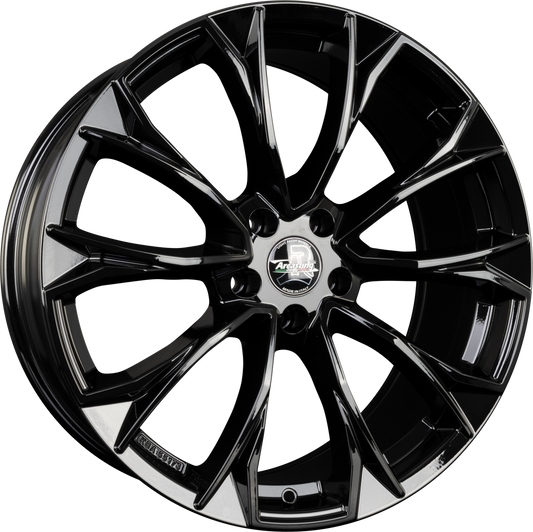 Diewe Century NERO S - Schwarz Glanz Alufelge 8.5x20 Zoll ET30 LK 5x112 ML66.6 – Bild 2