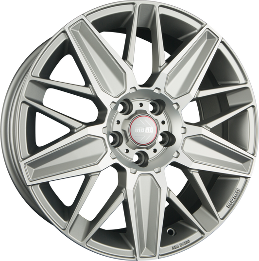 Diewe Evoluzione Titan Silver Polished Alufelge 8x18 Zoll ET42 LK 5x112 ML72.3 – Bild 2