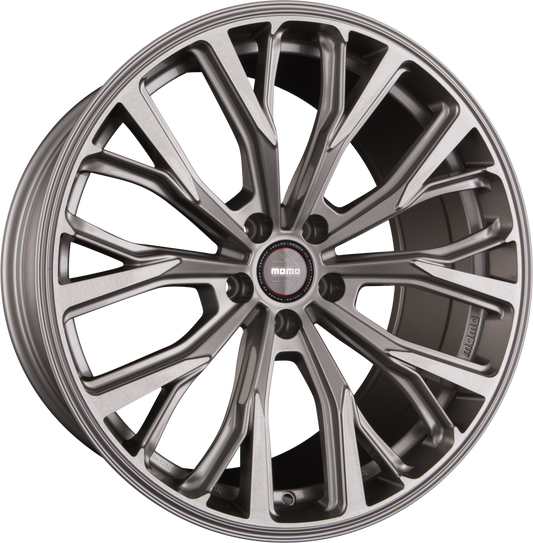 Diewe RF-02 Titan Silver Brushed Alufelge 9x20 Zoll ET40 LK 5x112 ML66.6 – Bild 2
