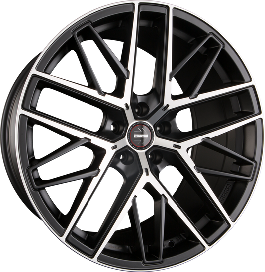 Diewe RFX-01 Black Matt Polished Alufelge 10x21 Zoll ET38 LK 5x112 ML66.6 – Bild 2