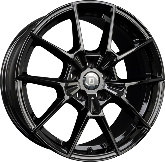 Diewe Wheels Neve Black Glossy Alufelge 8.5x20 Zoll ET35 LK 5x130 ML66.6 – Bild 2