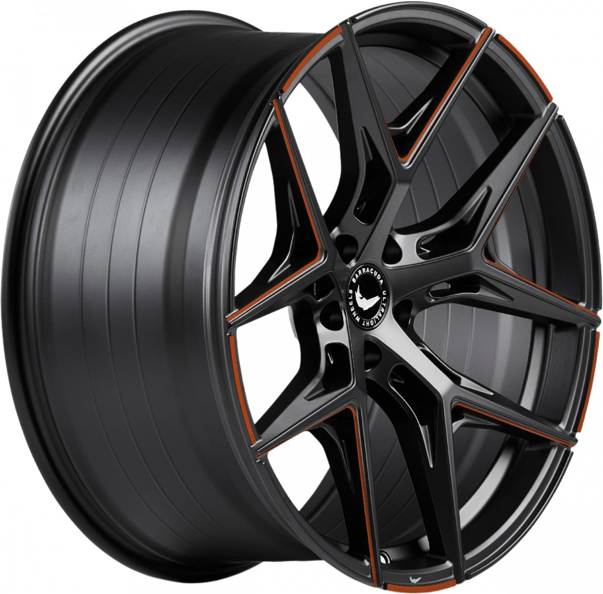 Barracuda Razzer mattblack copper PureSports gefräst 9.5x21 ET27 - LK5/112 ML73.1